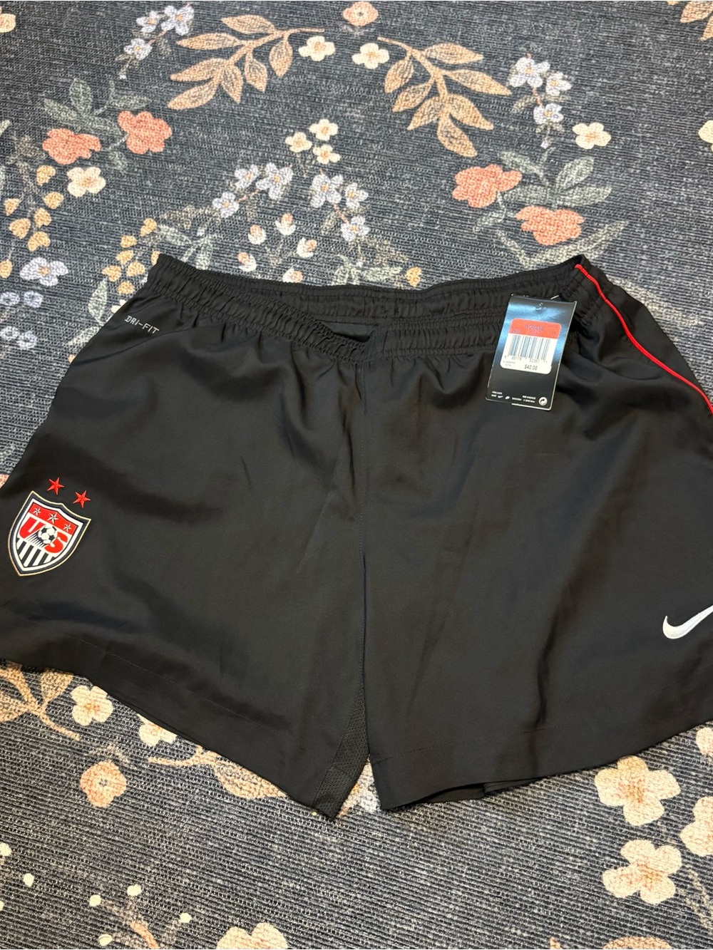 Nike Women’s Black Dri-FIT Athletic Shorts Team USA